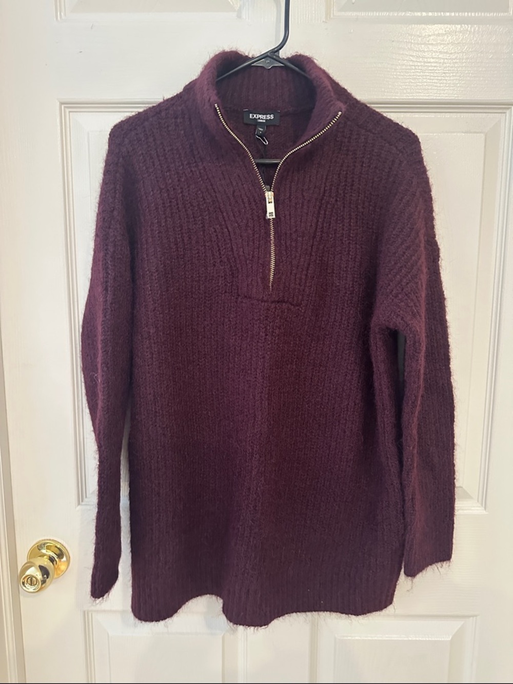 Express Quarter Zip Sweater